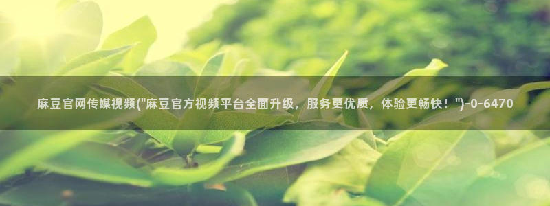 麻豆视频 内容导航：麻豆官网传媒视频(\